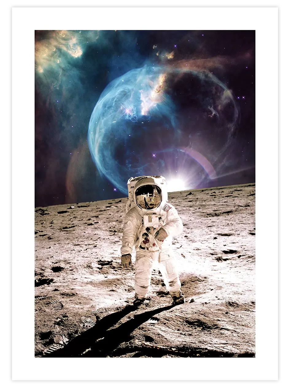 Uzay Yolculuğu N2 - Art Print Fotoğraflar Poster