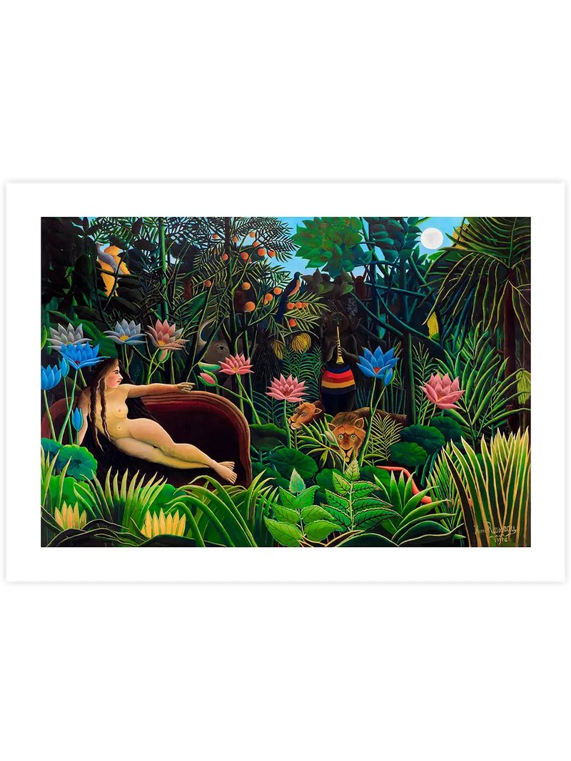 Henri Rousseau The Dream - Art Print Ünlü Ressamlar Poster