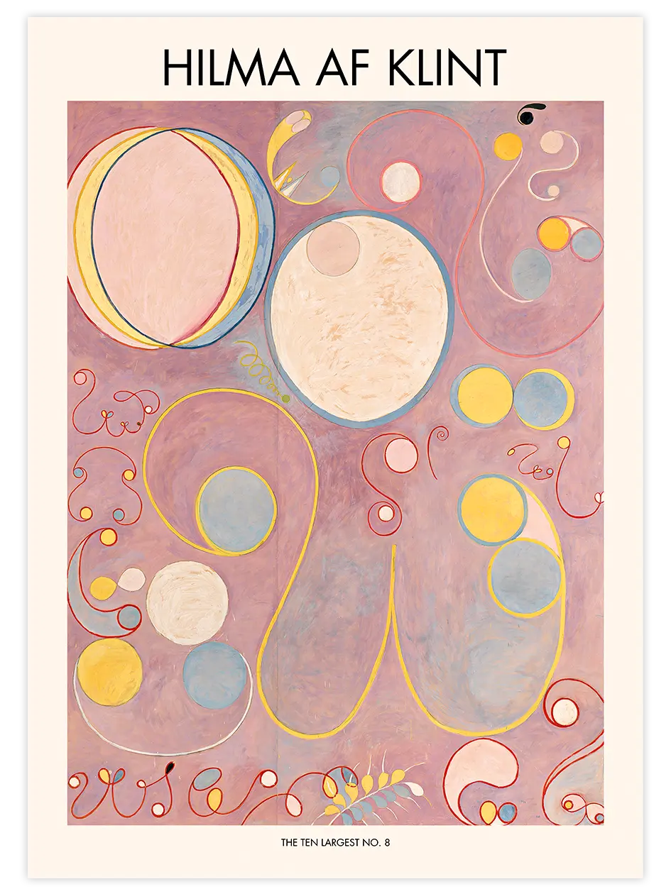 Hilma Af Klint The Ten Largest No8 - Art Print Ünlü Ressamlar Poster