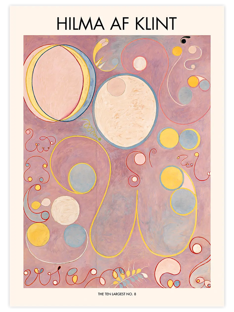 Hilma Af Klint The Ten Largest No8 - Art Print Ünlü Ressamlar Poster