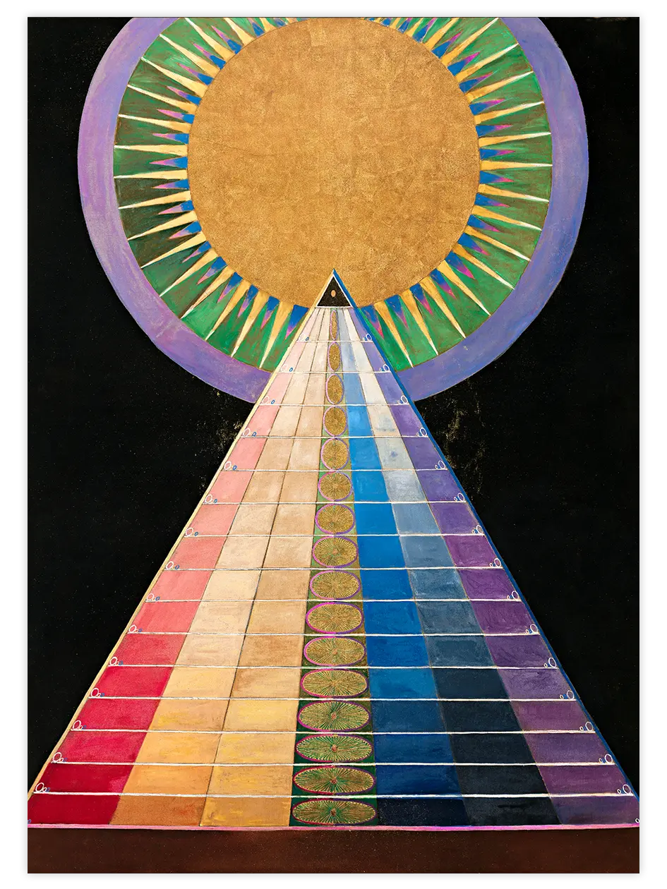 Hilma Af Klint Altarpiece No.1 - Art Print Ünlü Ressamlar Poster