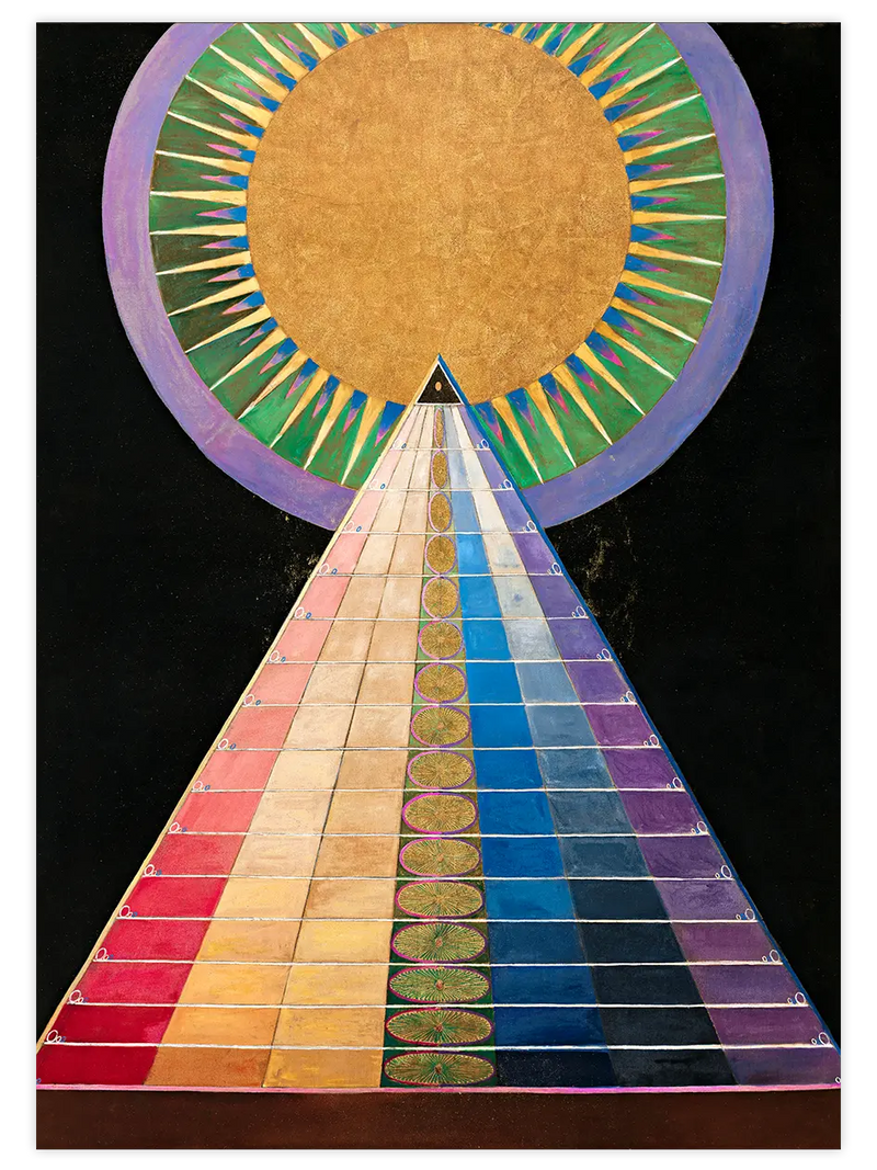 Hilma Af Klint Altarpiece No.1 - Art Print Ünlü Ressamlar Poster