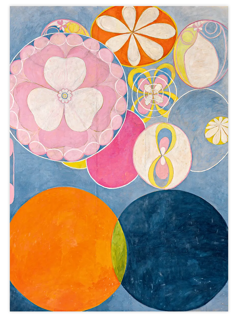 Hilma Af Klint The Ten Largest No.2 - Art Print Ünlü Ressamlar Poster