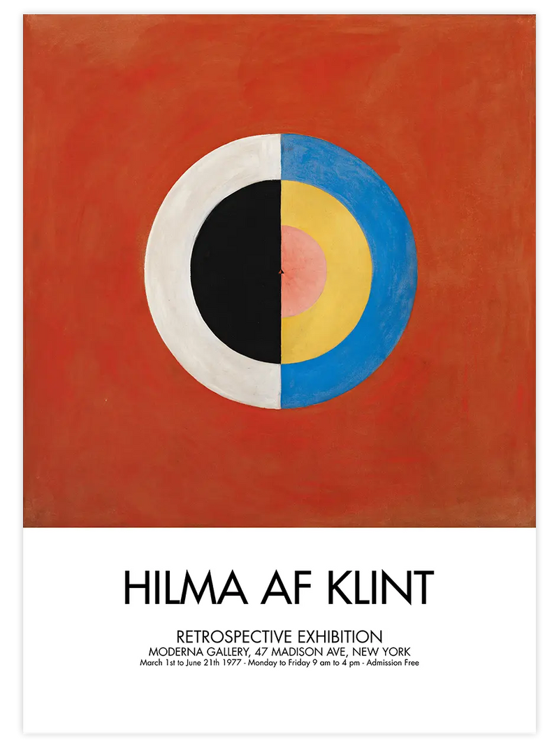 Hilma Af Klint Afiş N5 - Art Print Ünlü Ressamlar Poster