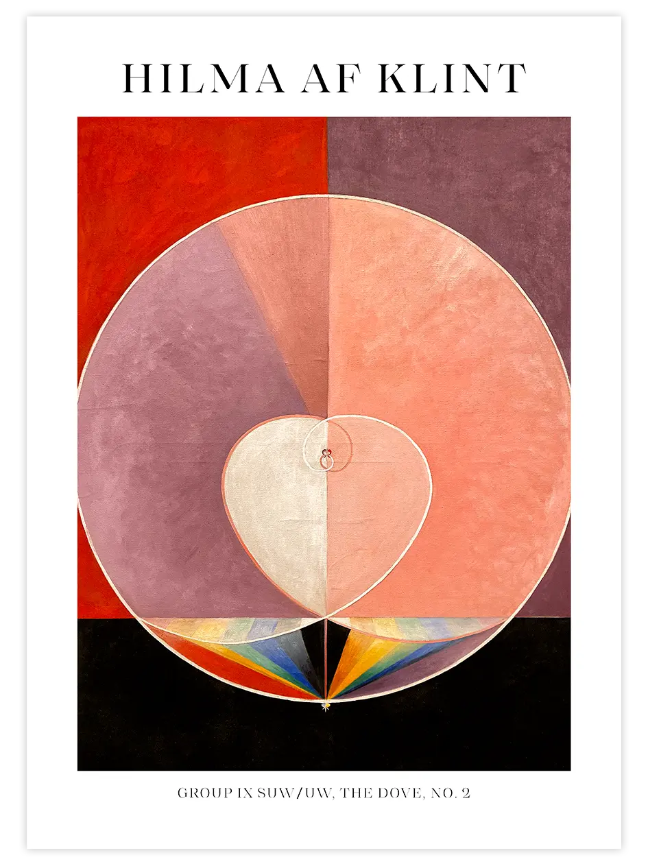 Hilma Af Klint The Dove No.2 - Art Print Ünlü Ressamlar Poster