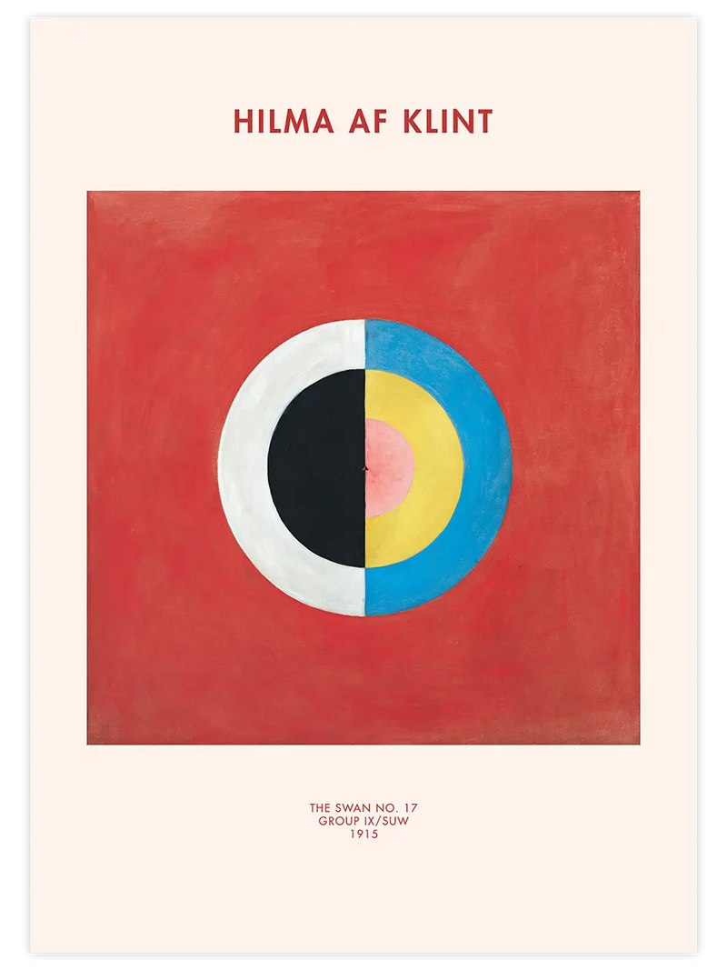 Hilma Af Klint The Swan No. 17 - Art Print Ünlü Ressamlar Poster