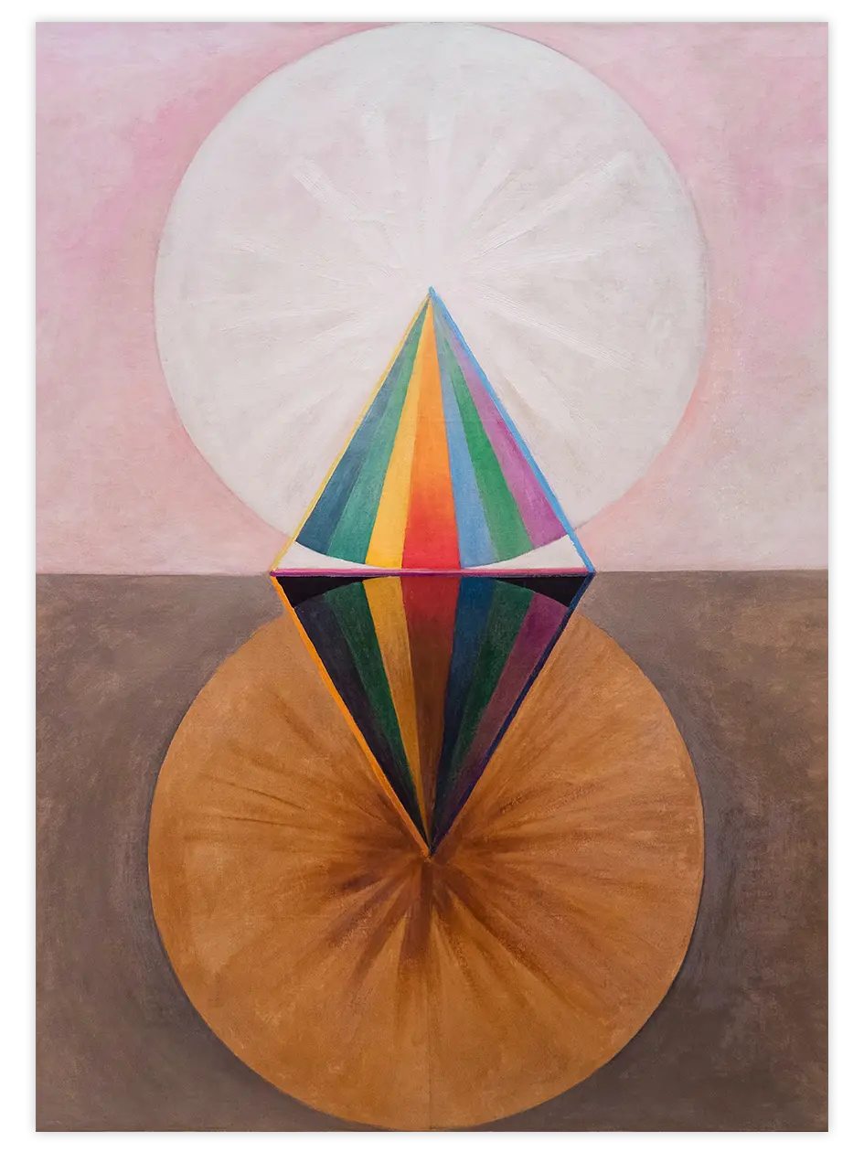 Hilma Af Klint The Swan No.12 - Art Print Ünlü Ressamlar Poster