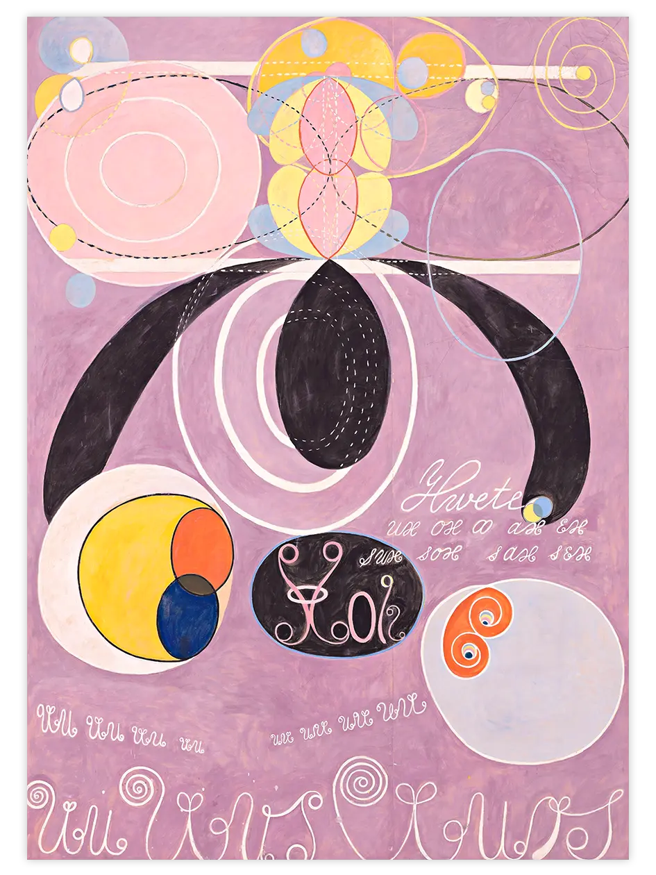 Hilma Af Klint The Ten Largest No.6 - Art Print Ünlü Ressamlar Poster