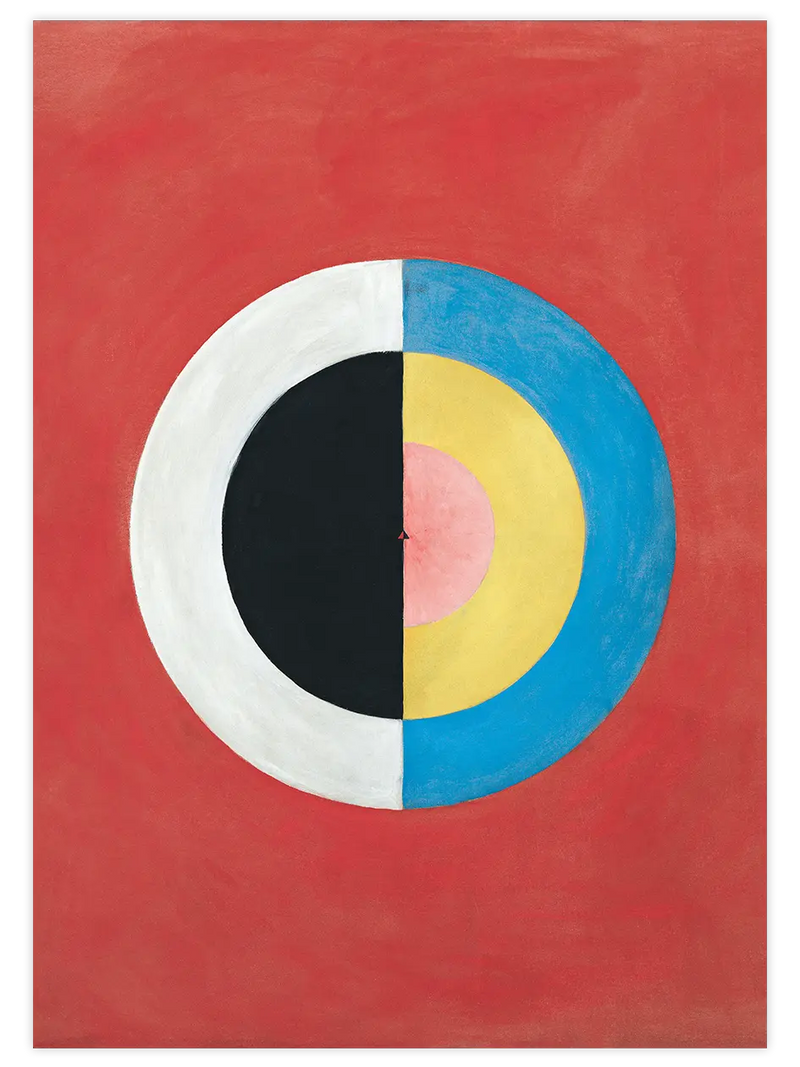 Hilma Af Klint Kuğu No. 17 - Art Print Ünlü Ressamlar Poster