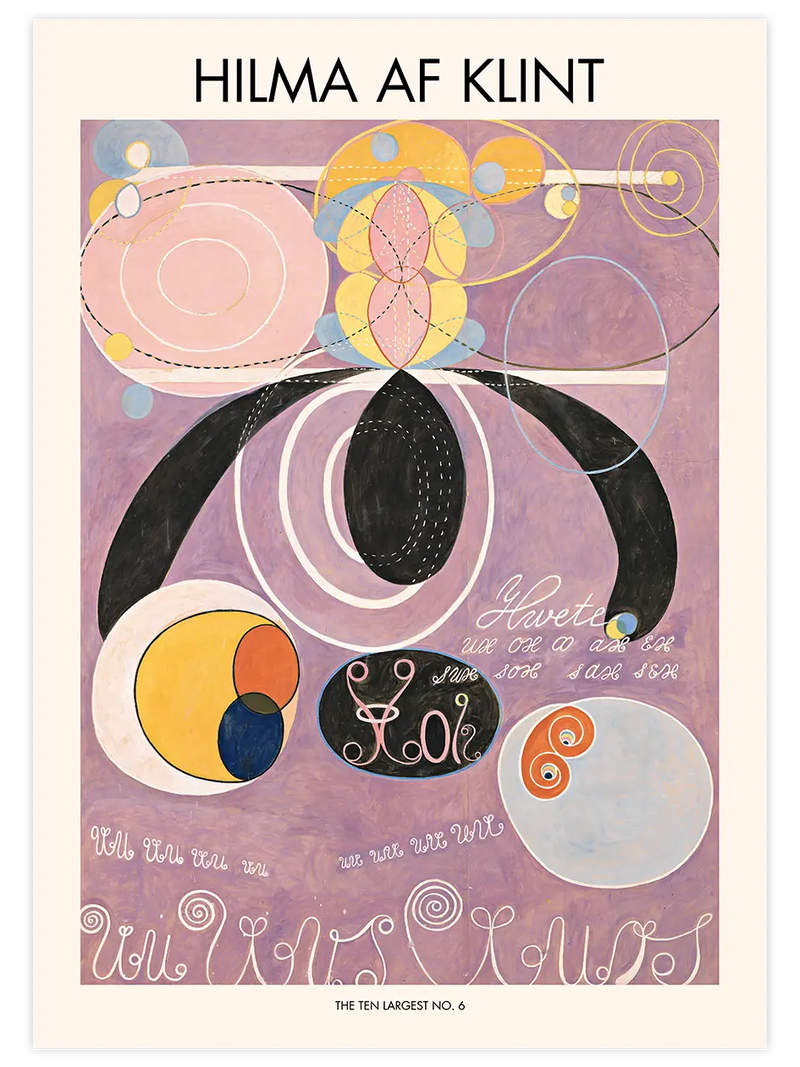 Hilma Af Klint The Ten Largest No6 - Art Print Ünlü Ressamlar Poster