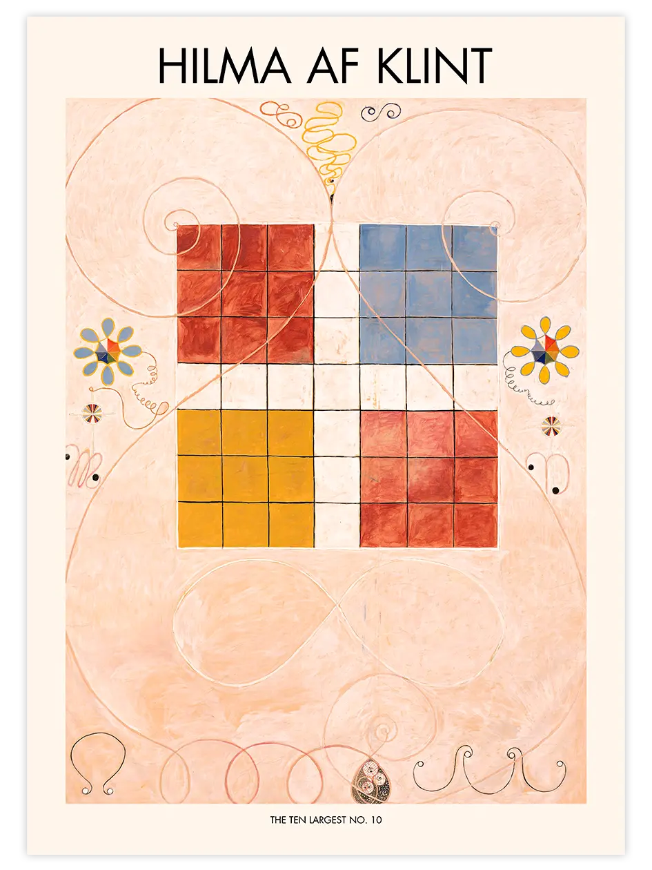 Hilma Af Klint The Ten Largest N10 - Art Print Ünlü Ressamlar Poster