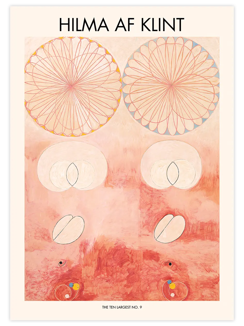 Hilma Af Klint The Ten Largest No9 - Art Print Ünlü Ressamlar Poster