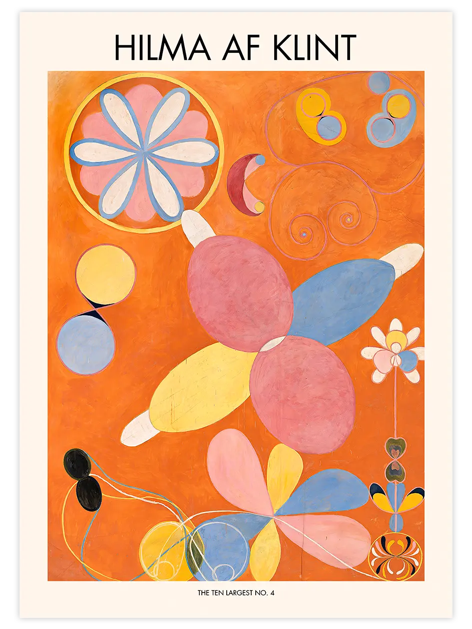 Hilma Af Klint The Ten Largest No4 - Art Print Ünlü Ressamlar Poster