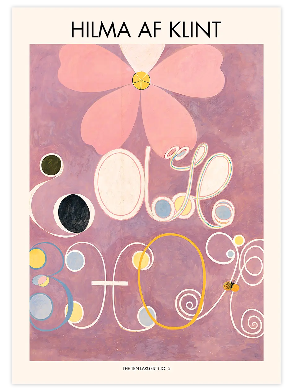 Hilma Af Klint The Ten Largest No5 - Art Print Ünlü Ressamlar Poster