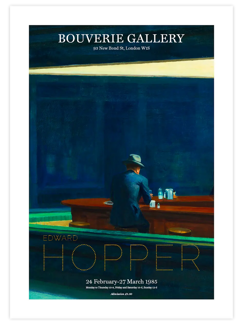 Edward Hopper Afiş - Art Print Ünlü Ressamlar Poster