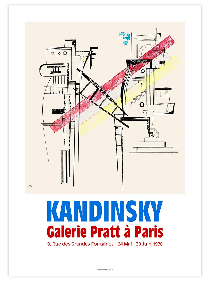 Kandinsky Afiş N10 - Art Print Ünlü Ressamlar Poster