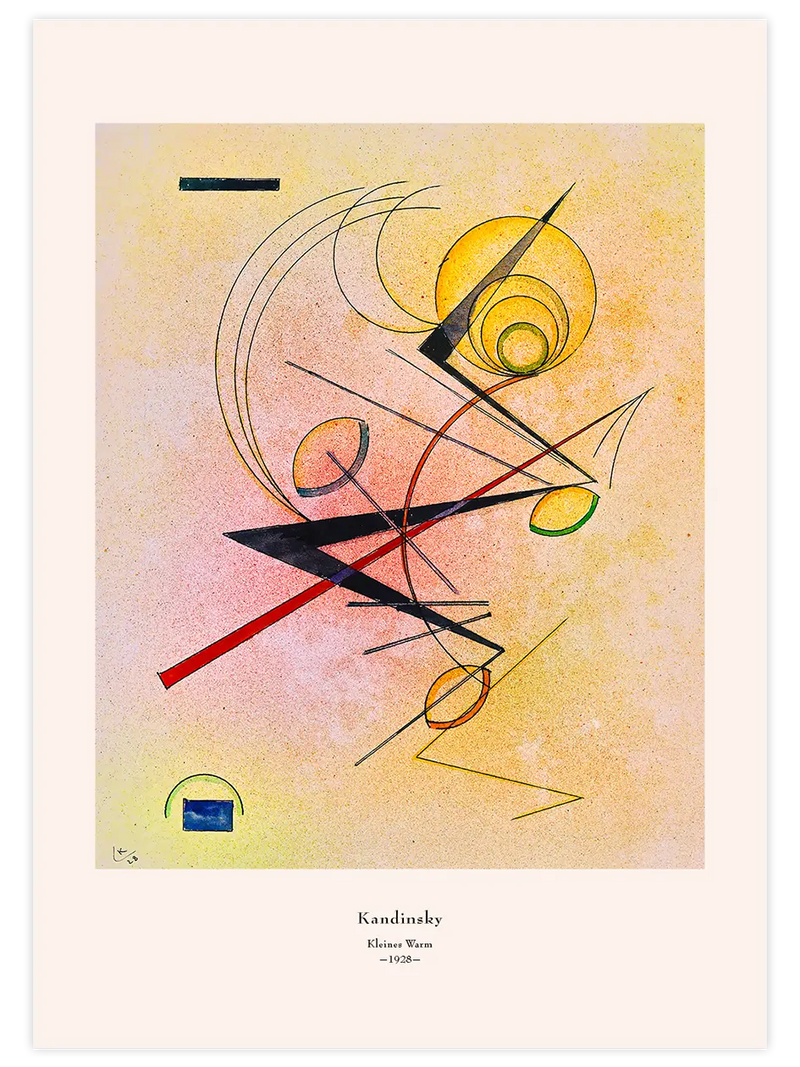 Kandinsky Kleines Warm - Art Print Ünlü Ressamlar Poster