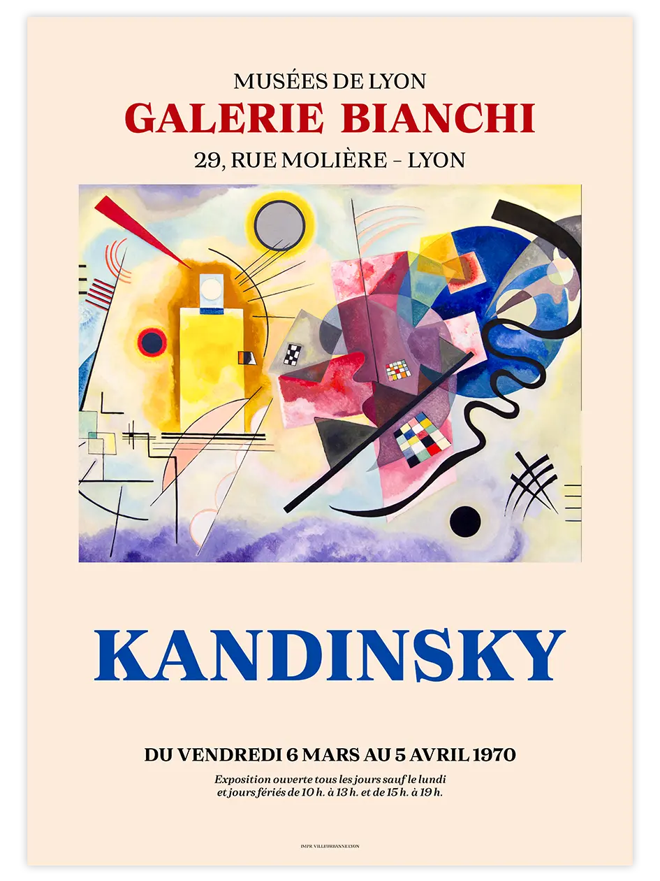 Kandinsky Afiş N11 - Art Print Ünlü Ressamlar Poster