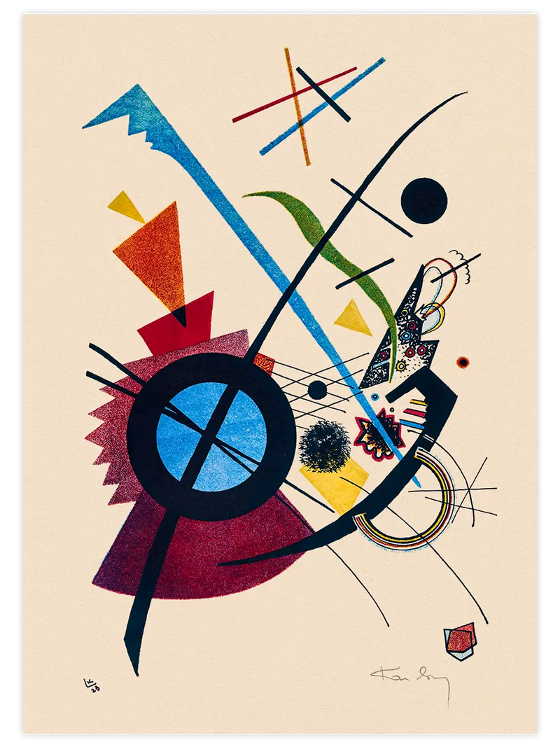 Kandinsky Violett - Art Print Ünlü Ressamlar Poster