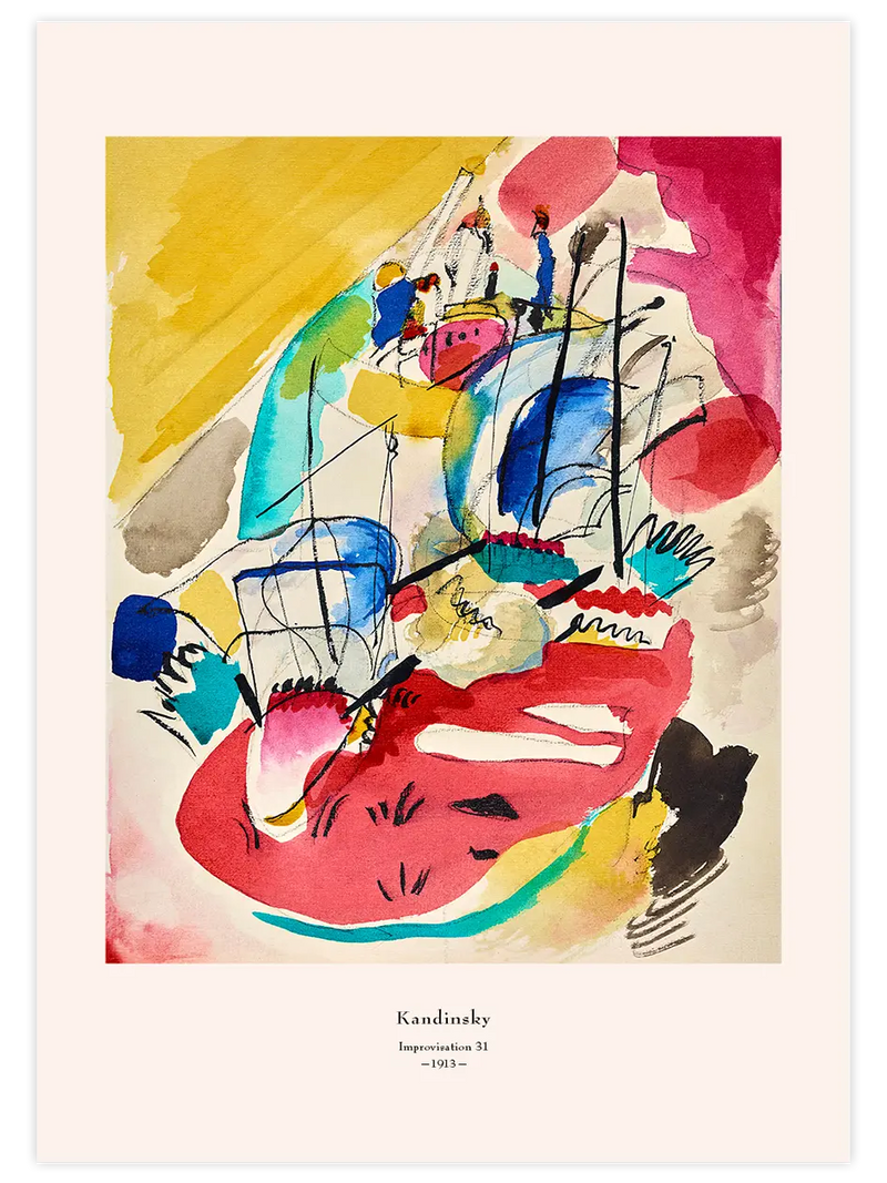 Kandinsky Improvisation 31 - Art Print Ünlü Ressamlar Poster