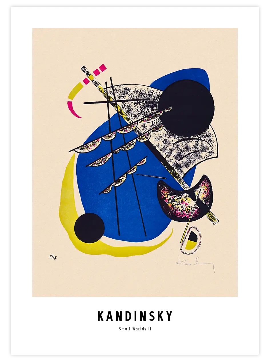 Kandinsky Small Worlds N2 - Art Print Ünlü Ressamlar Poster