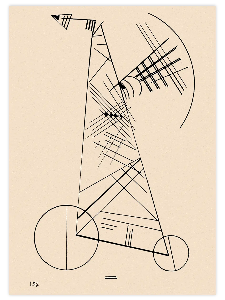 Kandinsky Art N6 - Art Print Ünlü Ressamlar Poster