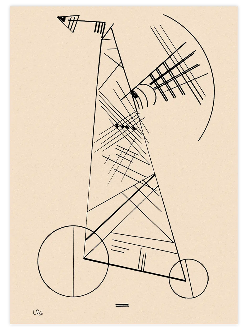 Kandinsky Art N6 - Art Print Ünlü Ressamlar Poster