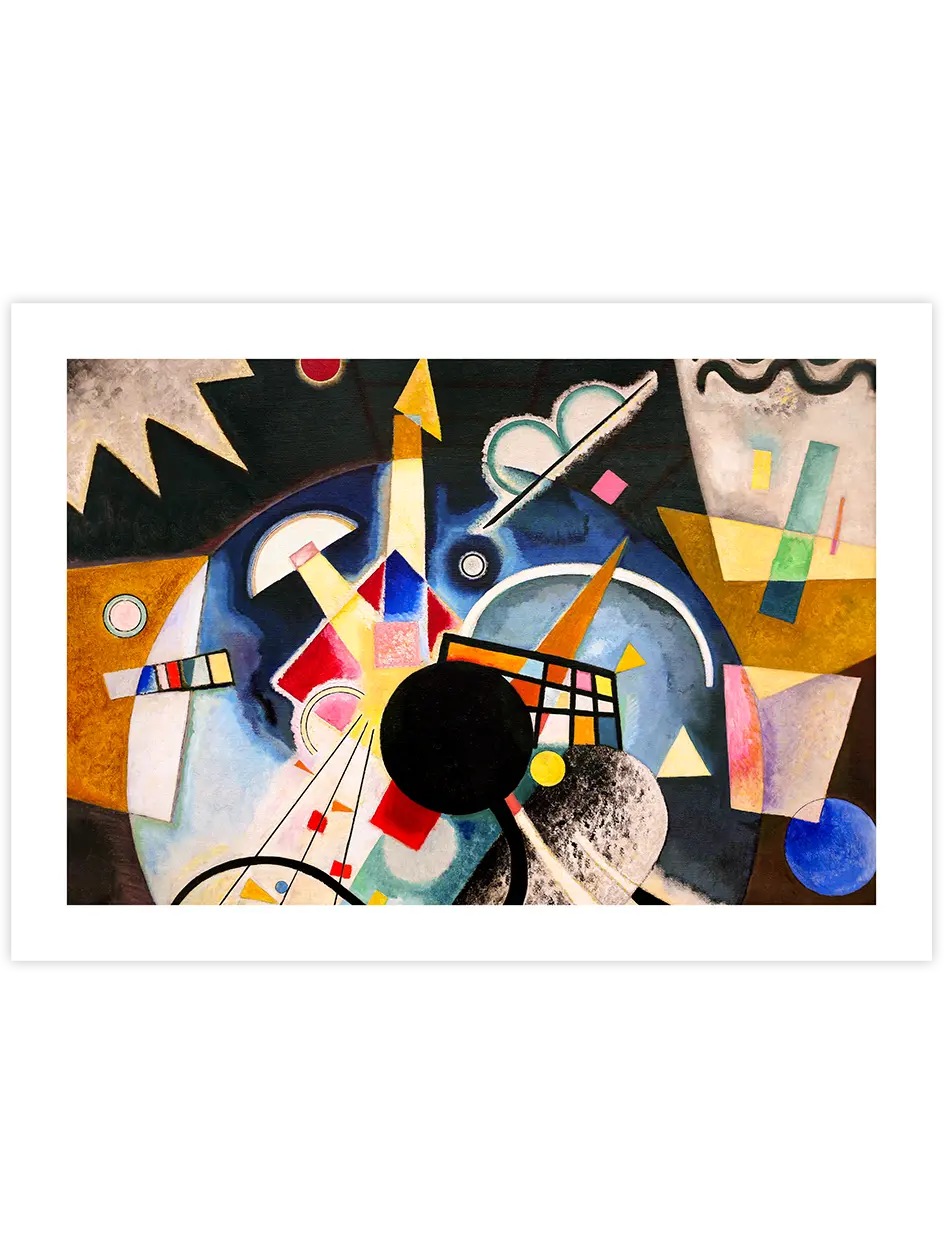 Kandinsky A Center - Art Print Ünlü Ressamlar Poster