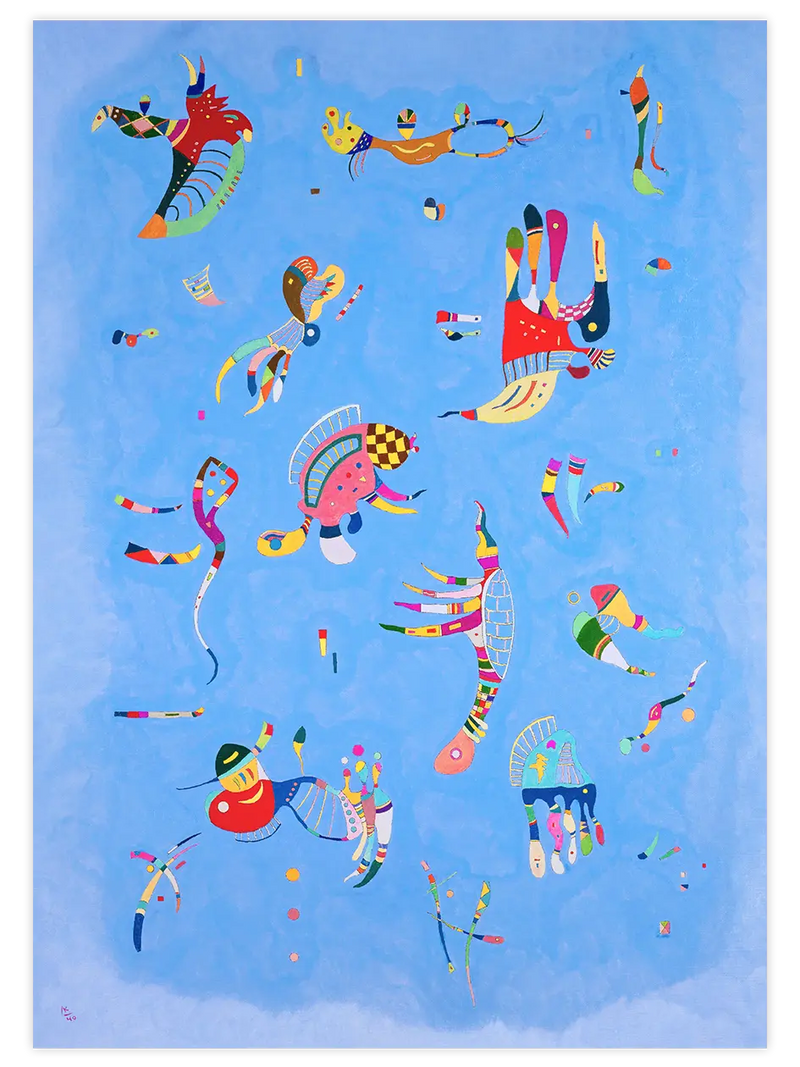 Wassily Kandinsky Sky Blue - Art Print Ünlü Ressamlar Poster