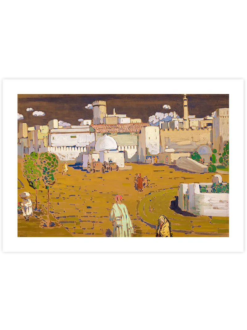 Kandinsky Doğu Şehri - Art Print Ünlü Ressamlar Poster