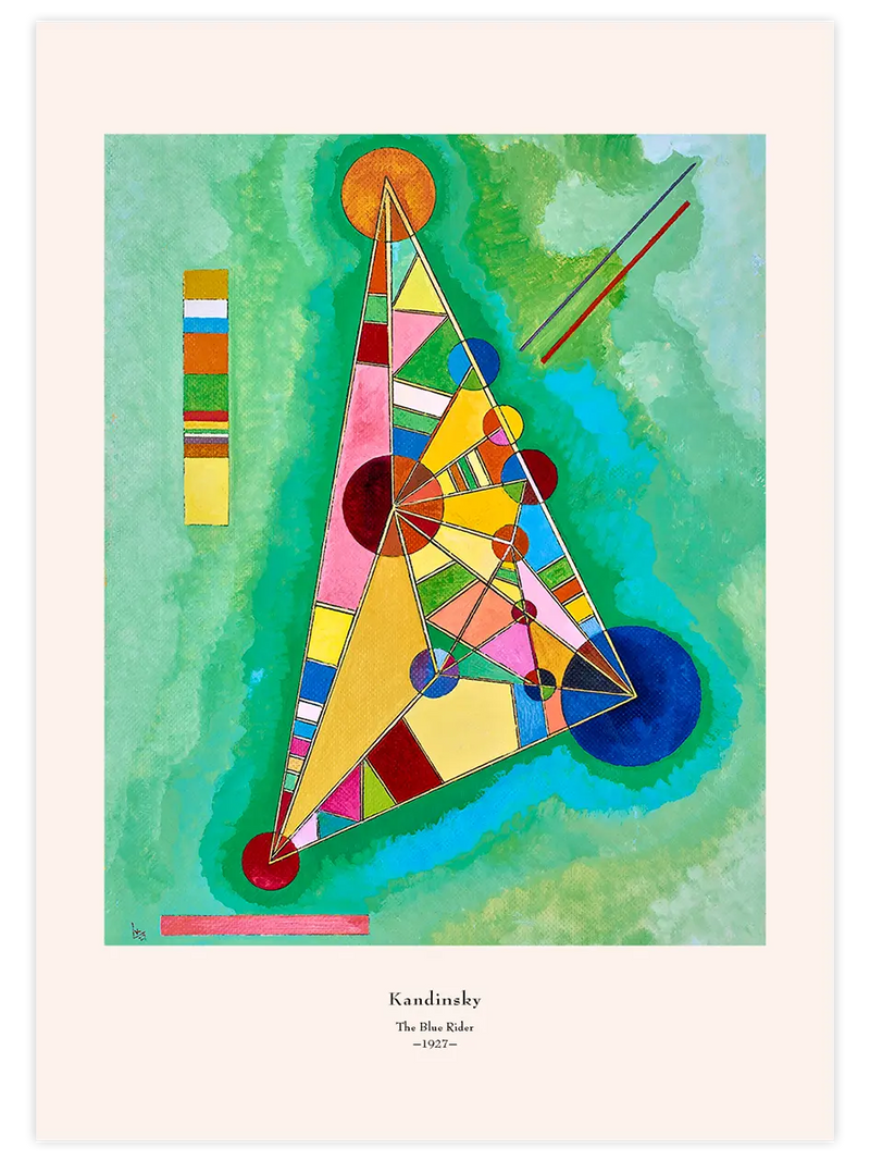 Kandinsky Variegation In The Triangle - Art Print Ünlü Ressamlar Poster