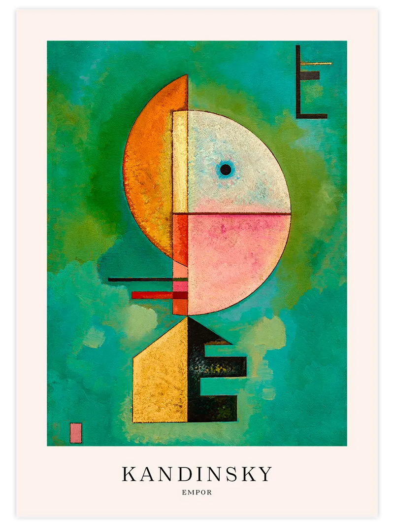 Kandinsky Empor - Art Print Ünlü Ressamlar Poster