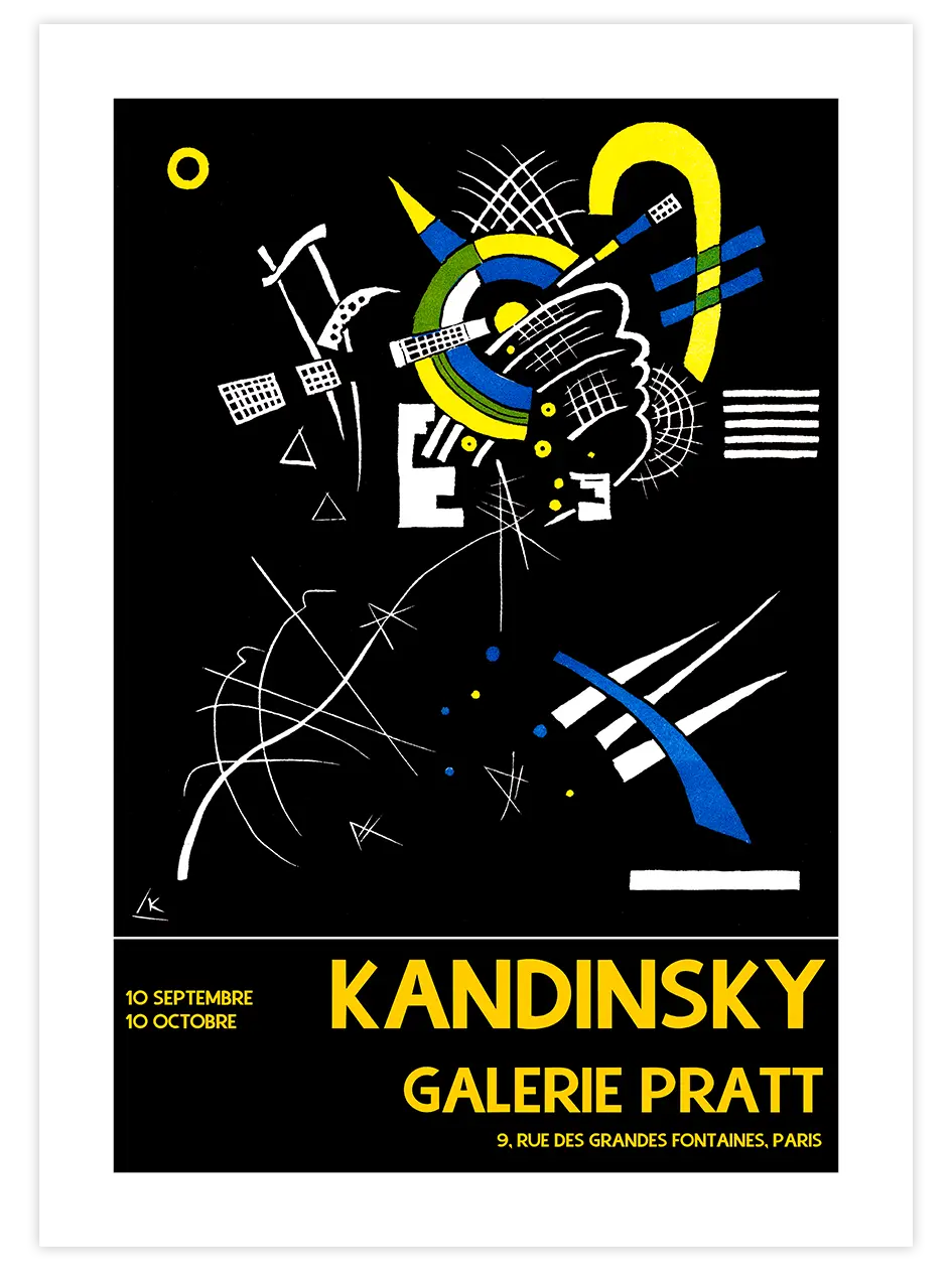 Kandinsky Afiş N4 - Art Print Ünlü Ressamlar Poster