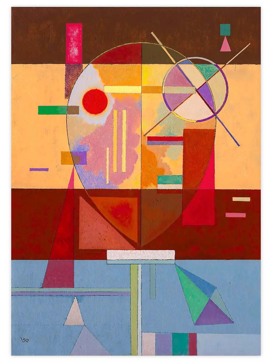 Kandinsky Disintegrated Tension - Art Print Ünlü Ressamlar Poster