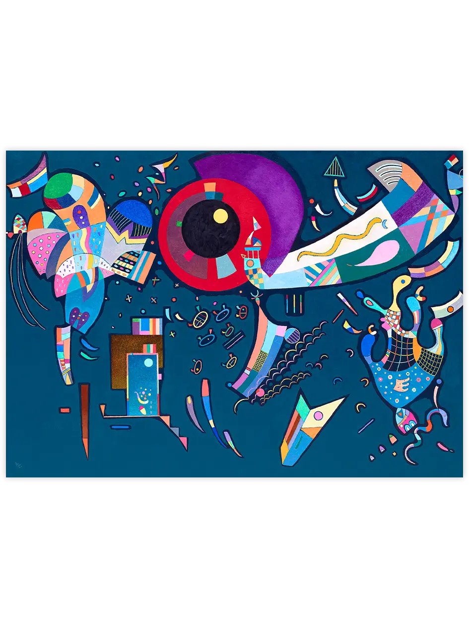 Kandinsky Çemberin Etrafında - Art Print Ünlü Ressamlar Poster