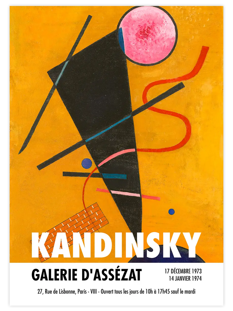 Kandinsky Afiş N3 - Art Print Ünlü Ressamlar Poster