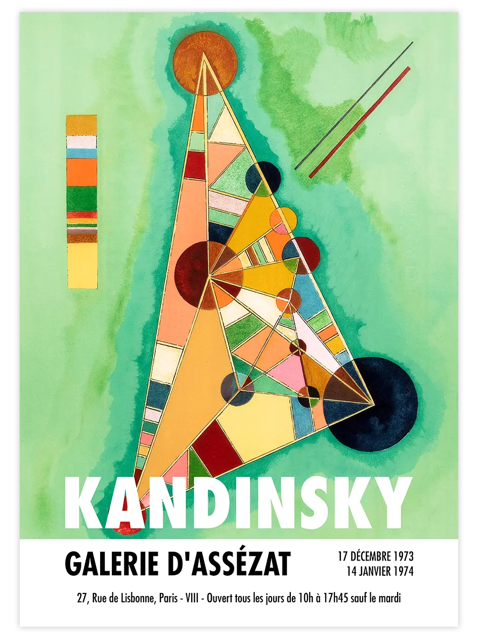 Kandinsky Afiş N1 - Art Print Ünlü Ressamlar Poster