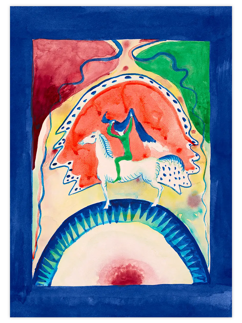 Kandinsky The Blue Rider - Art Print Ünlü Ressamlar Poster