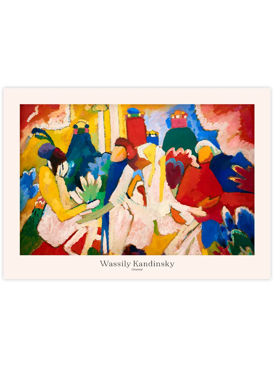 Kandinsky Oriental - Art Print Ünlü Ressamlar Poster