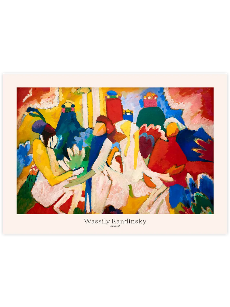 Kandinsky Oriental - Art Print Ünlü Ressamlar Poster