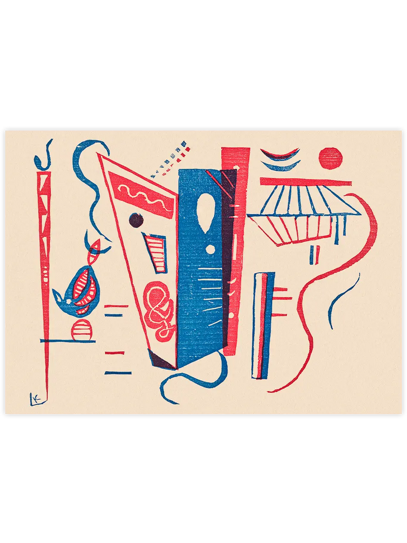 Kandinsky Untitled - Art Print Ünlü Ressamlar Poster