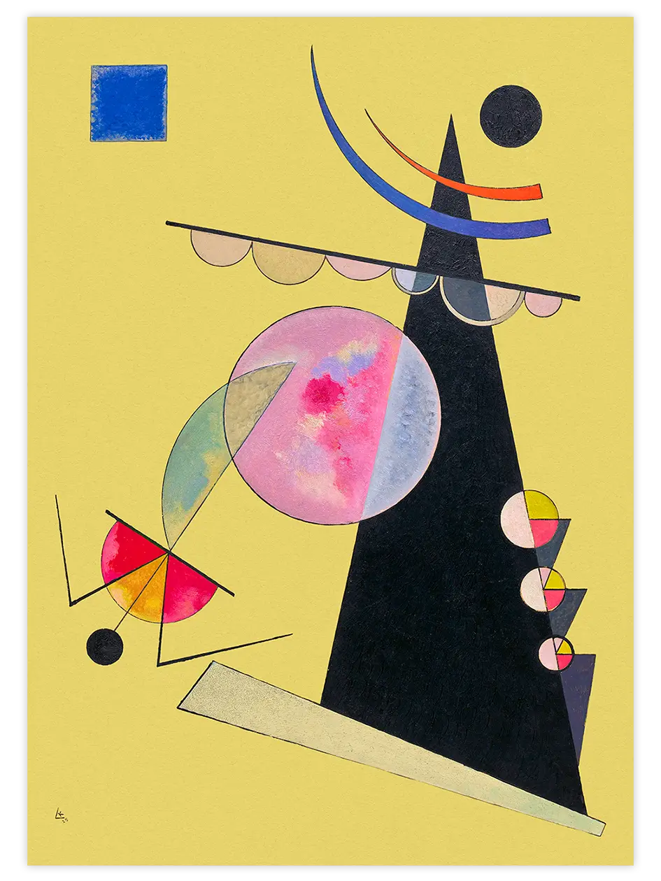 Kandinsky Bright Unity - Art Print Ünlü Ressamlar Poster