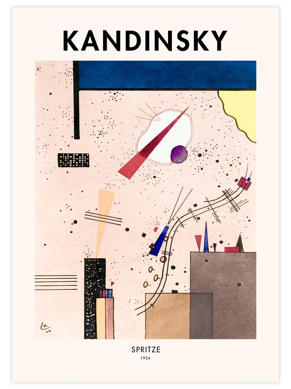 Kandinsky Spray - Art Print Ünlü Ressamlar Poster