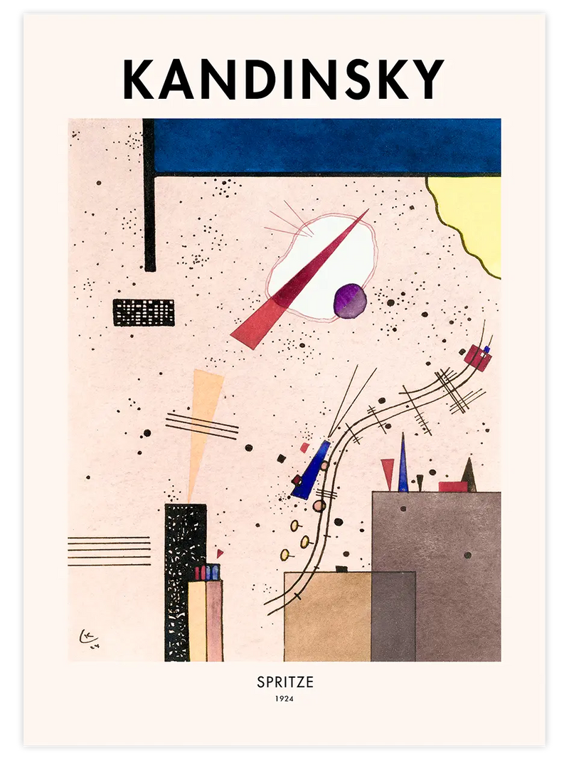 Kandinsky Spray - Art Print Ünlü Ressamlar Poster