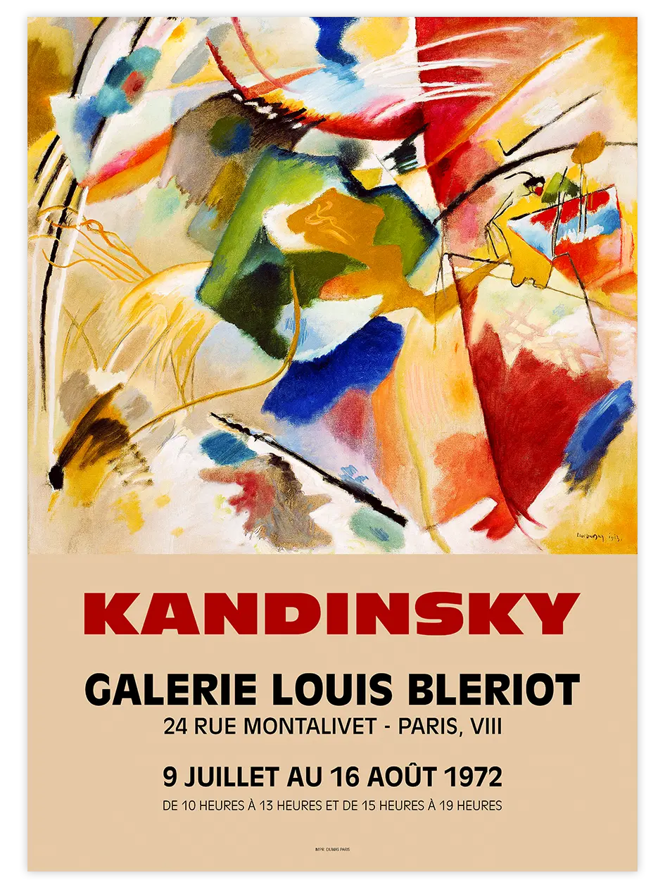 Kandinsky Afiş N15 - Art Print Ünlü Ressamlar Poster