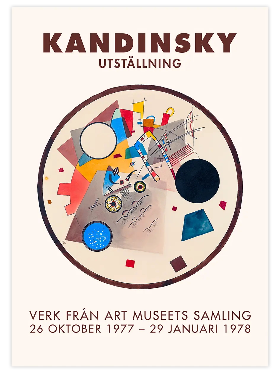 Kandinsky Afiş N18 - Art Print Ünlü Ressamlar Poster