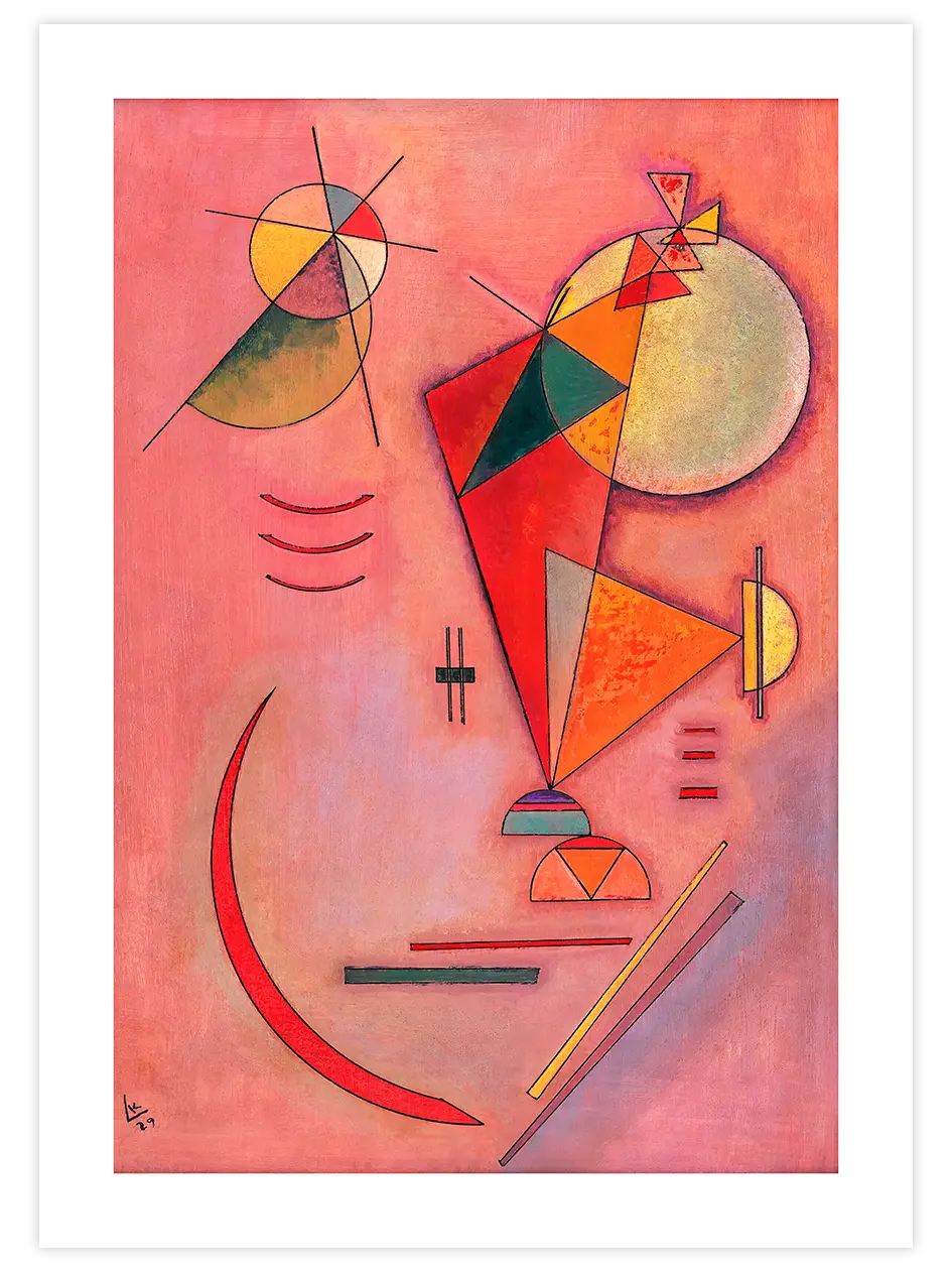 Wassily Kandinsky Taciturn - Art Print Ünlü Ressamlar Poster