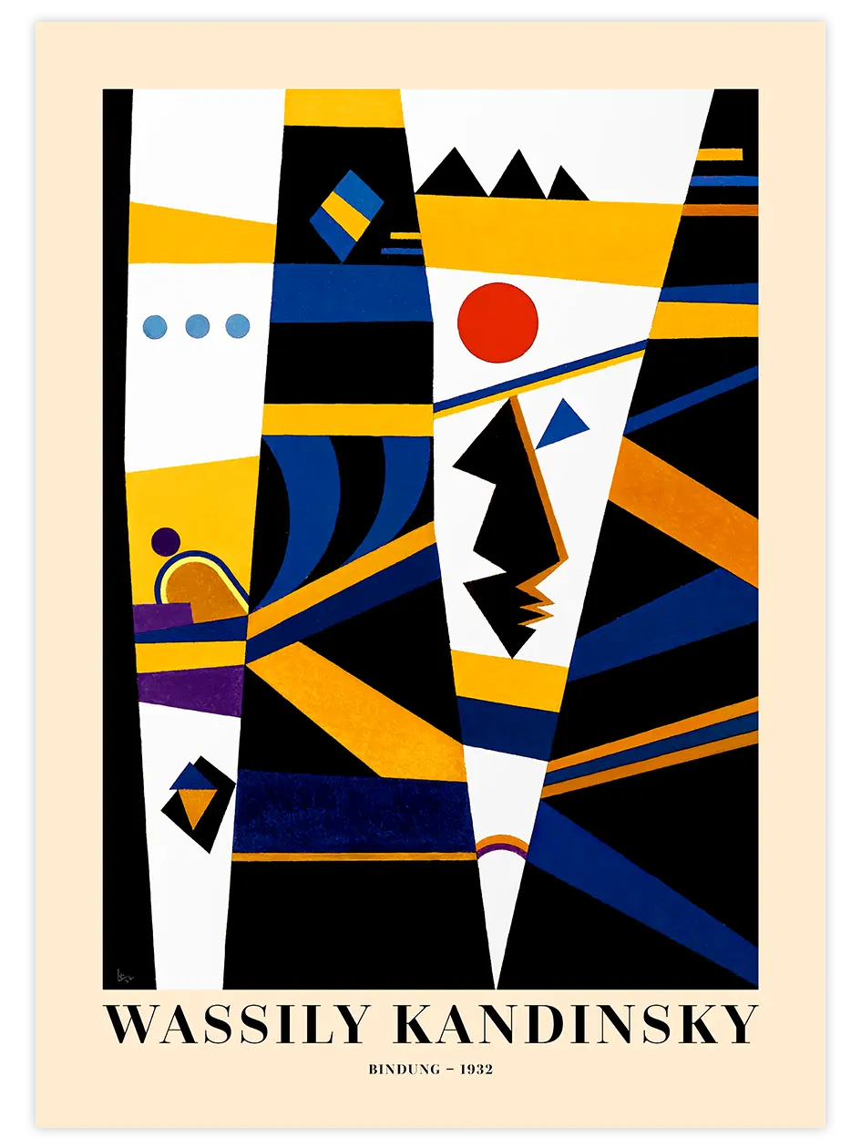 Kandinsky Binding - Art Print Ünlü Ressamlar Poster