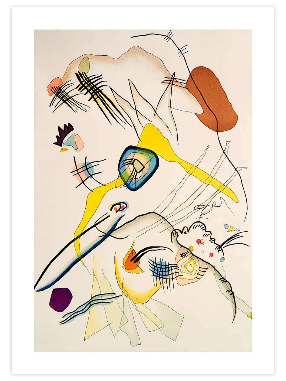 Kandinsky Art N19 - Art Print Ünlü Ressamlar Poster