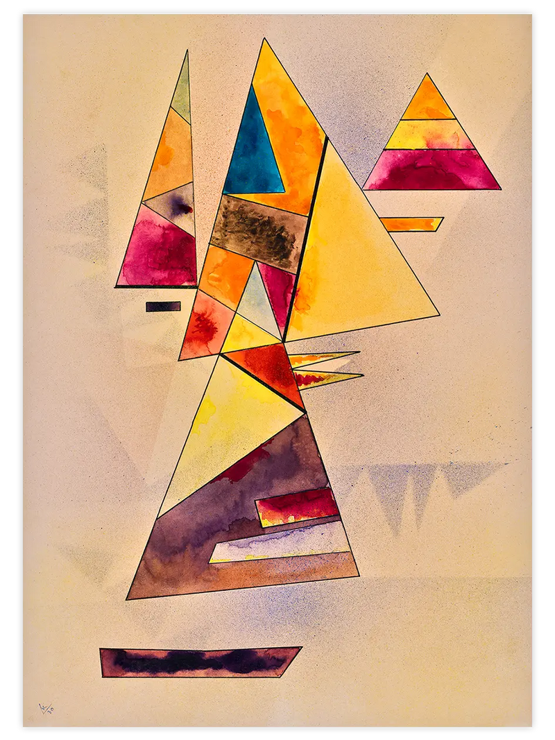 Kandinsky Kompozisyon - Art Print Ünlü Ressamlar Poster